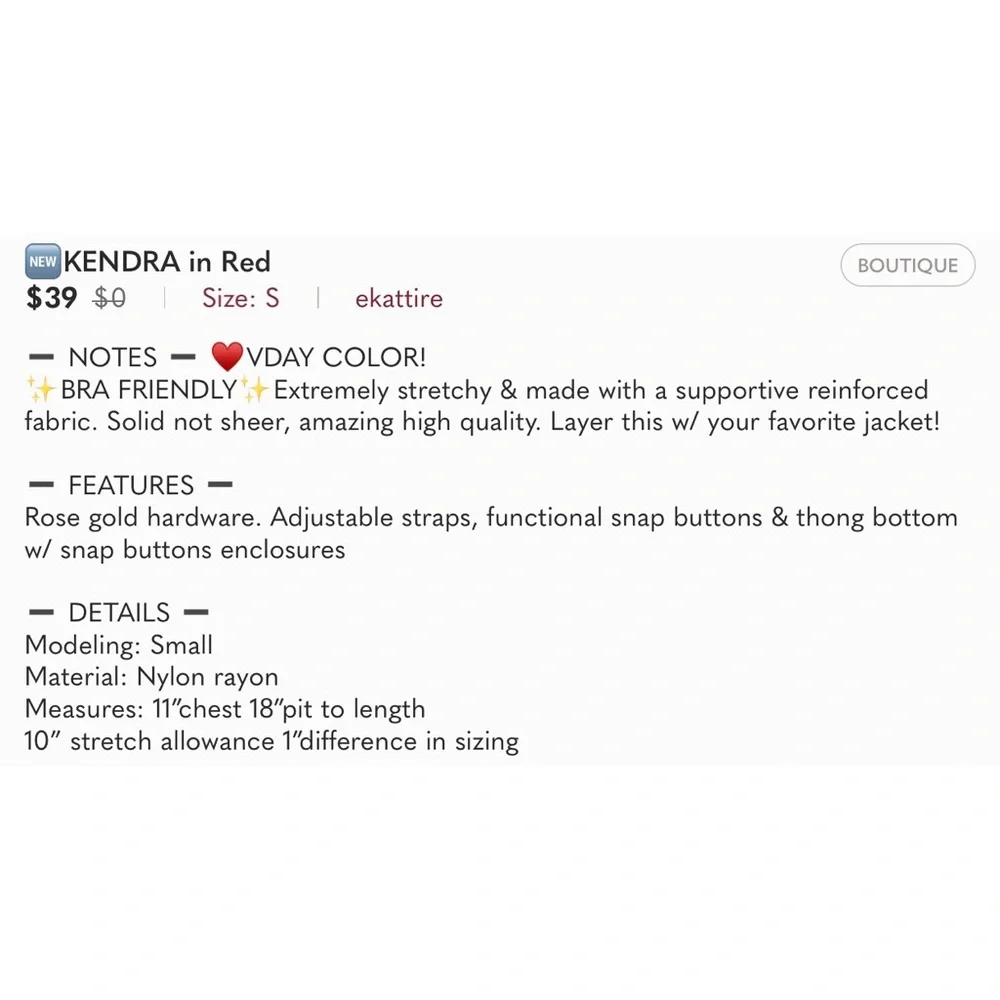 ekAttire | Kendra in Red - Picture 7 of 11